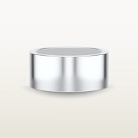 A bold, cigar band-style ring in 18k white gold with a wide, flat-edge profile and minimalist silhouette.